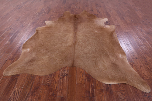 Light Brown Natural Cowhide Rug - XX-Large 8' 4