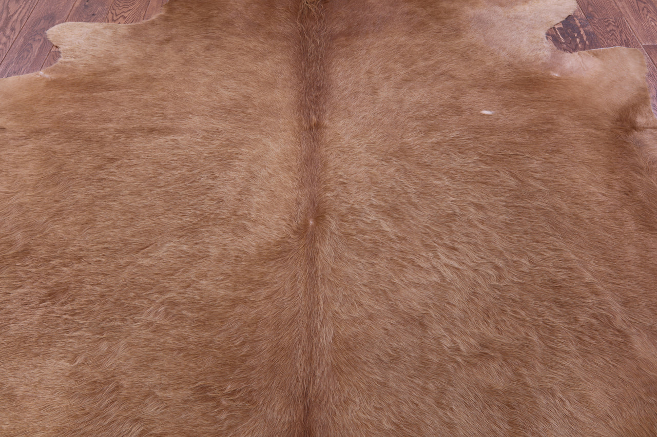 Light Brown Natural Cowhide Rug - XX-Large 8' 4"H x 7' 4"W