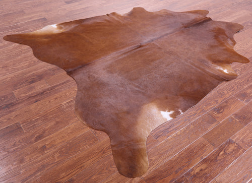 Brown Natural Cowhide Rug - XX-Large 8' 7