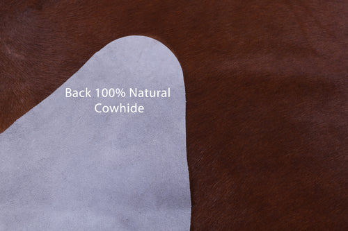 Brown Natural Cowhide Rug - XX-Large 8' 7