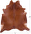 Brown Natural Cowhide Rug - XX-Large 8' 7"H x 7' 4"W