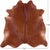 Brown Natural Cowhide Rug - XX-Large 7' 8"H x 7' 4"W