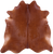 Brown Natural Cowhide Rug - XX-Large 7' 8"H x 7' 4"W