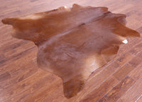 Thumbnail for Brown Natural Cowhide Rug - XX-Large 7' 8