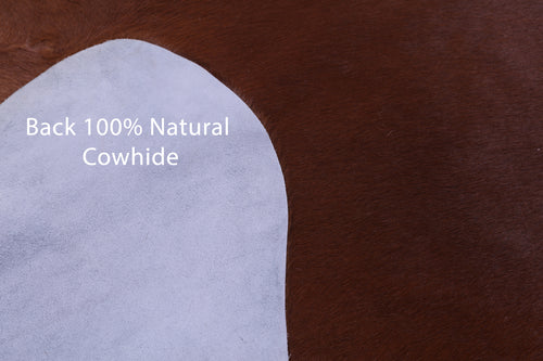 Brown Natural Cowhide Rug - XX-Large 7' 8