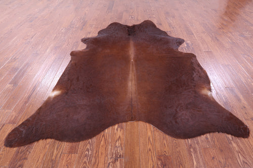 Brown Natural Cowhide Rug - XX-Large 8' 2