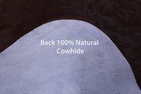 Thumbnail for Brown Natural Cowhide Rug - XX-Large 8' 2