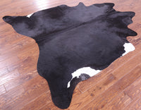 Thumbnail for Black Natural Cowhide Rug - XX-Large 8' 3