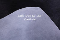 Thumbnail for Black Natural Cowhide Rug - XX-Large 8' 3