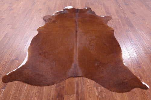 Brown Natural Cowhide Rug - XX-Large 7' 8