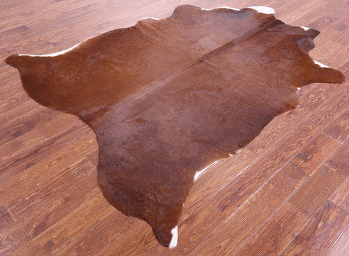 Brown Natural Cowhide Rug - XX-Large 7' 8