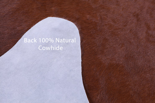 Brown Natural Cowhide Rug - XX-Large 7' 8