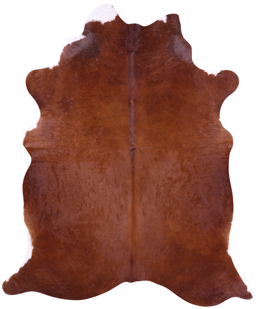 Brown Natural Cowhide Rug - XX-Large 7' 8"H x 6' 5"W