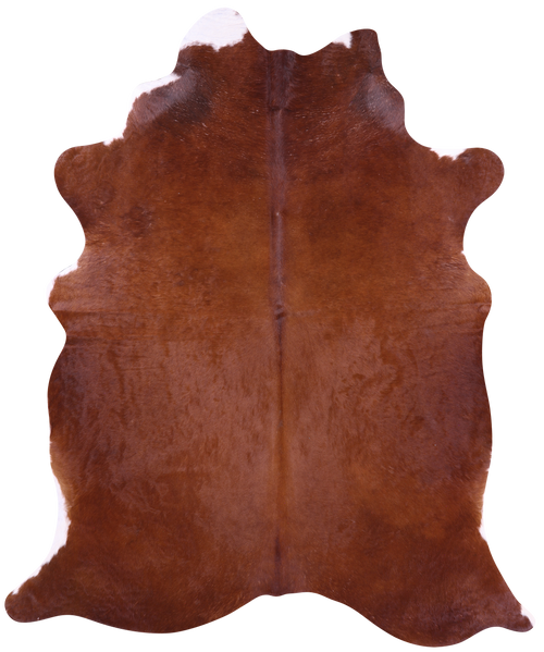 Brown Natural Cowhide Rug - XX-Large 7' 8