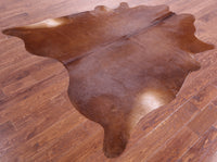Thumbnail for Brown Natural Cowhide Rug - X-Large 7' 5