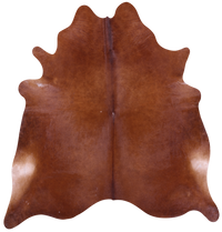 Thumbnail for Brown Natural Cowhide Rug - X-Large 7' 5