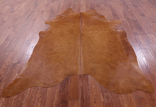 Brown Natural Cowhide Rug - XX-Large 7' 10