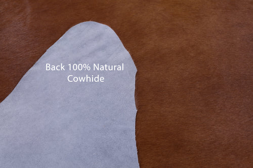 Brown Natural Cowhide Rug - XX-Large 7' 10