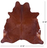 Thumbnail for Brown Natural Cowhide Rug - Large 6' 10