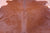 Brown Natural Cowhide Rug - Large 6' 10"H x 6' 10"W