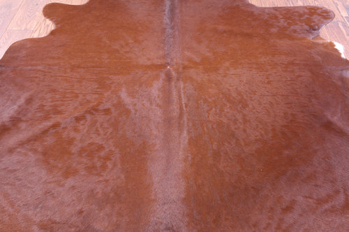 Brown Natural Cowhide Rug - Large 6' 10