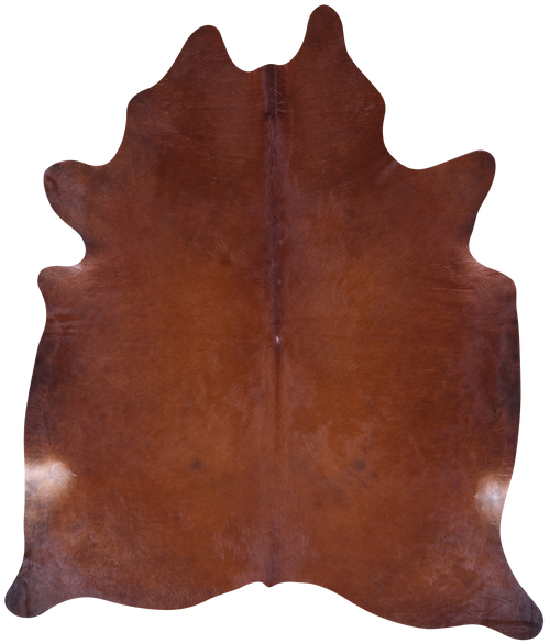 Brown Natural Cowhide Rug - XX-Large 7' 8