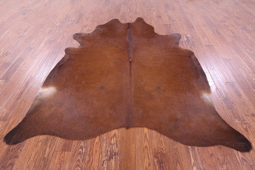 Brown Natural Cowhide Rug - XX-Large 7' 8