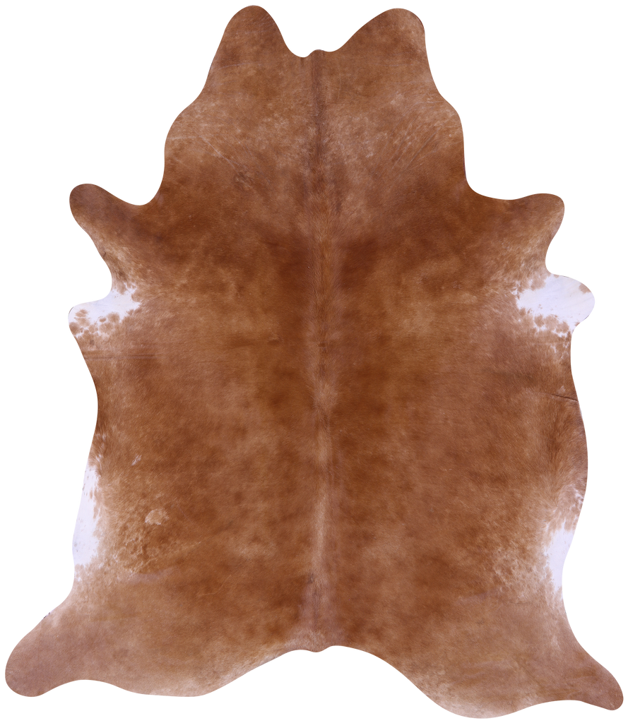 Light Brown Natural Cowhide Rug - XX-Large 7' 9"H x 6' 9"W
