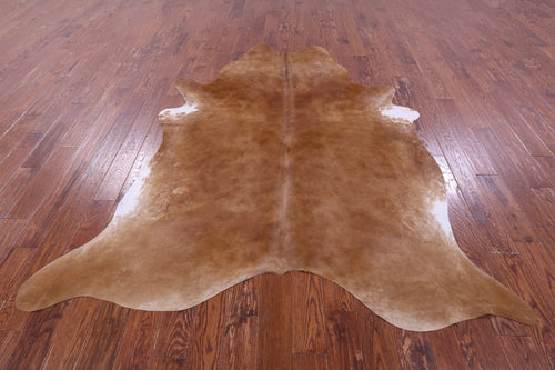 Light Brown Natural Cowhide Rug - XX-Large 7' 9