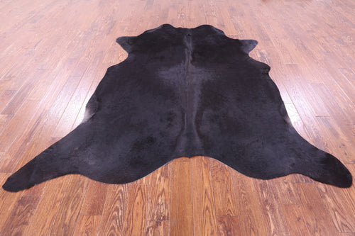 Black Natural Cowhide Rug - X-Large 7' 6