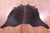 Dark Brown Natural Cowhide Rug - X-Large 7' 0"H x 6' 9"W