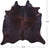 Dark Brown Natural Cowhide Rug - X-Large 7' 0"H x 6' 9"W