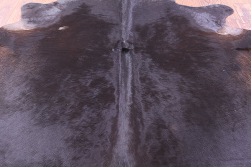 Black Natural Cowhide Rug - X-Large 7' 3