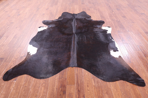Dark Brown Natural Cowhide Rug - XX-Large 8' 0