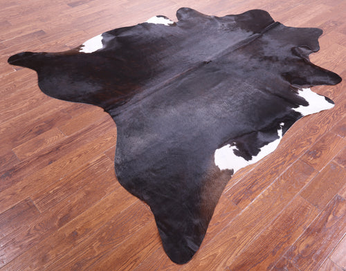 Dark Brown Natural Cowhide Rug - XX-Large 8' 0