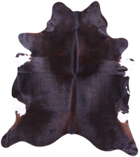 Thumbnail for Dark Brown Natural Cowhide Rug - XX-Large 8' 0