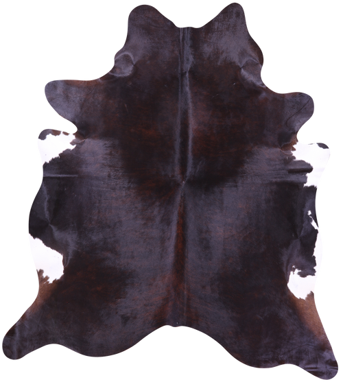 Dark Brown Natural Cowhide Rug - XX-Large 8' 0