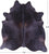 Black Natural Cowhide Rug - XX-Large 8' 5"H x 7' 9"W