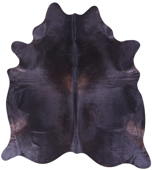 Black Natural Cowhide Rug - XX-Large 8' 5