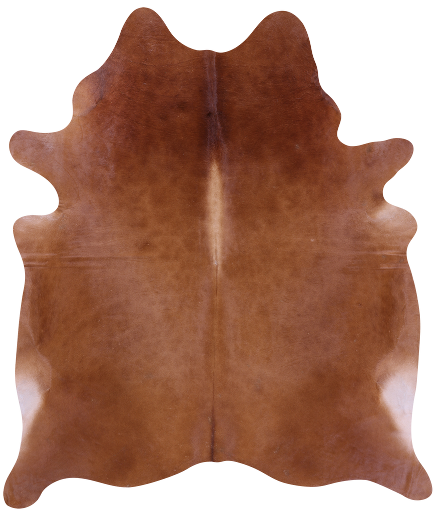 Brown Natural Cowhide Rug - XX-Large 8' 4"H x 7' 0"W