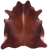 Brown Natural Cowhide Rug - X-Large 7' 3"H x 6' 10"W