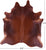 Brown Natural Cowhide Rug - X-Large 7' 5"H x 6' 9"W