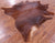 Brown Natural Cowhide Rug - X-Large 7' 5"H x 6' 9"W