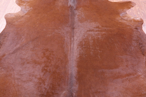 Brown Natural Cowhide Rug - XX-Large 7' 10