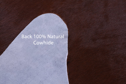 Brown Natural Cowhide Rug - XX-Large 7' 10