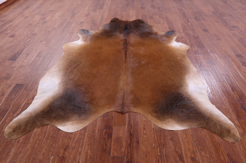 Brown Natural Cowhide Rug - XX-Large 8' 8
