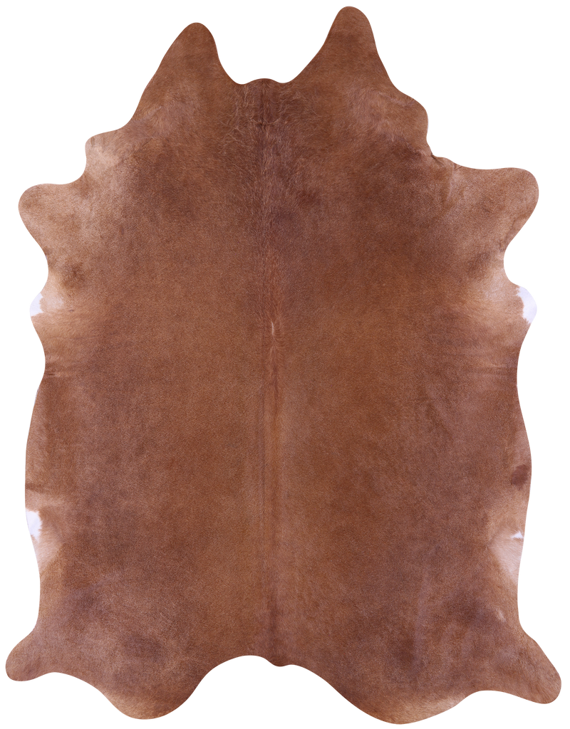 Brown Natural Cowhide Rug - XX-Large 8' 10"H x 6' 9"W