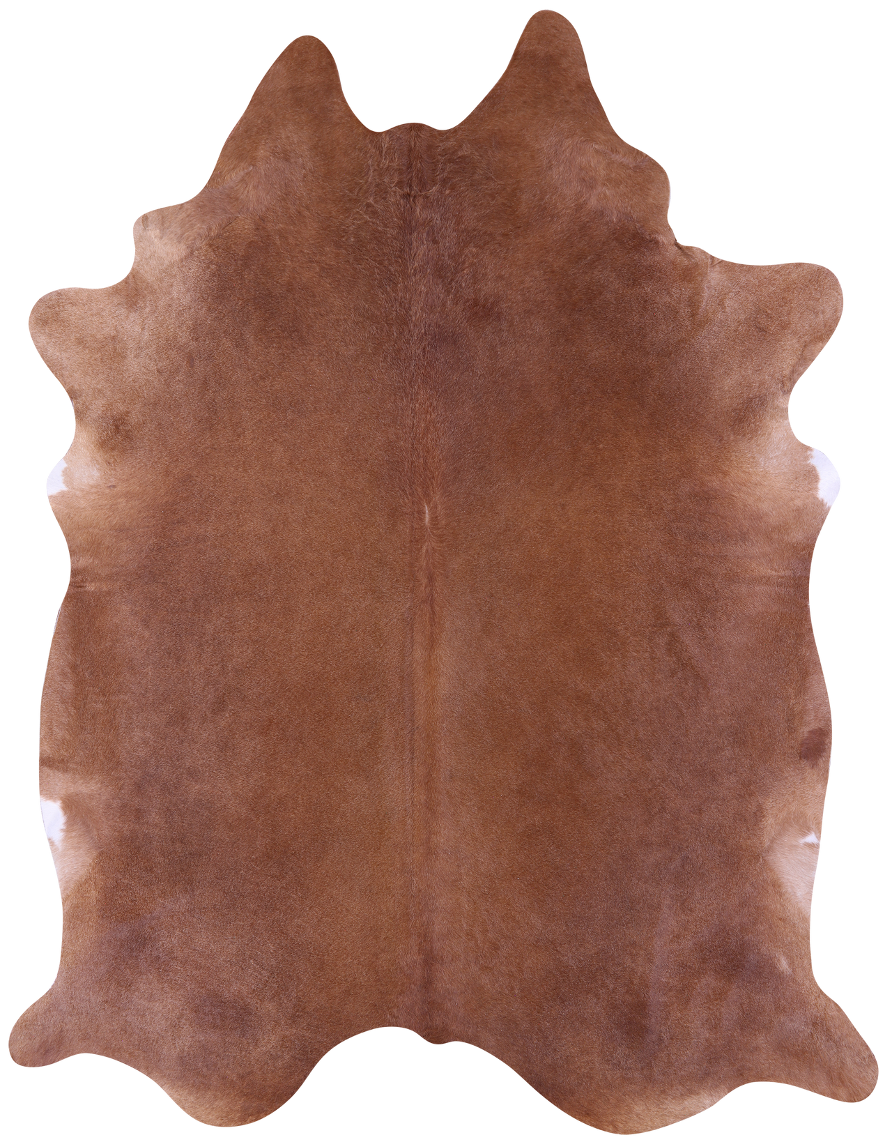 Brown Natural Cowhide Rug - XX-Large 8' 10"H x 6' 9"W