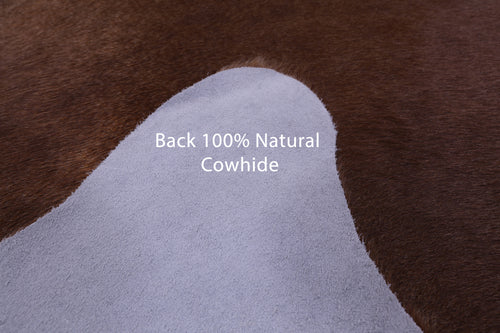 Brown Natural Cowhide Rug - XX-Large 8' 10