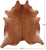 Brown Natural Cowhide Rug - XX-Large 9' 4"H x 8' 1"W